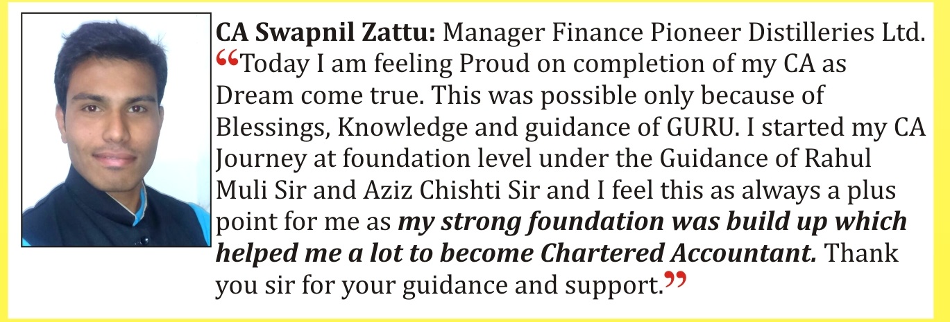 Succcess Stories of CA CS ICWAI  Inter  classes coaching  classes near me .